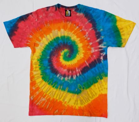 Batik T-Shirt aus Baumwolle Grösse XL Hippie