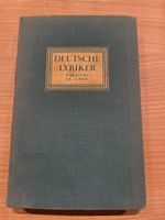 Antikes Buch: Deutsche Lyriker, Mittelschulbuch 1947