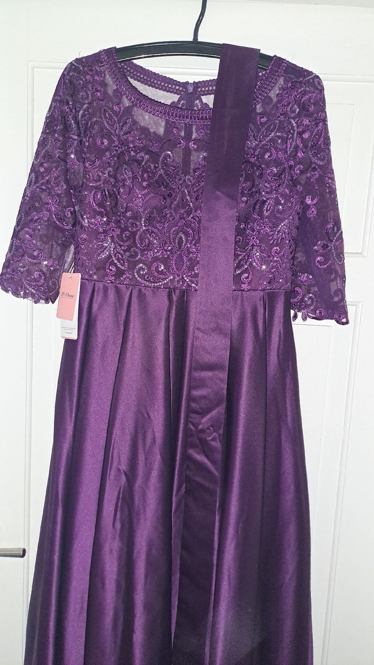 JJ’s House Vestiti: A-Linien Kleid mit Pailleten und Spitze – Nuovo e nell'imballaggio originale da Leimbach TG venduto da matahi02 1