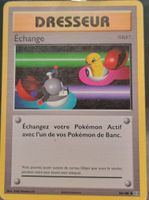 Carte Pokémon Dresseur Échange - Objet Rare et Vintage