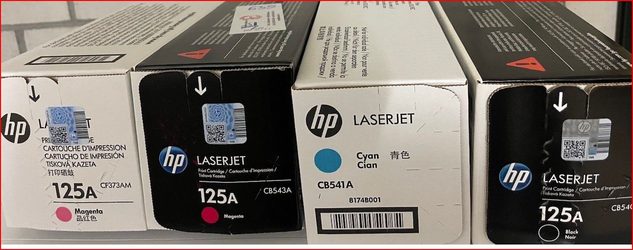 Hewlett Packard Cartouches & Toner: 4 TONER HP 125 A – Neuf avec emballage d'origine à Banco par lorenzetti 1