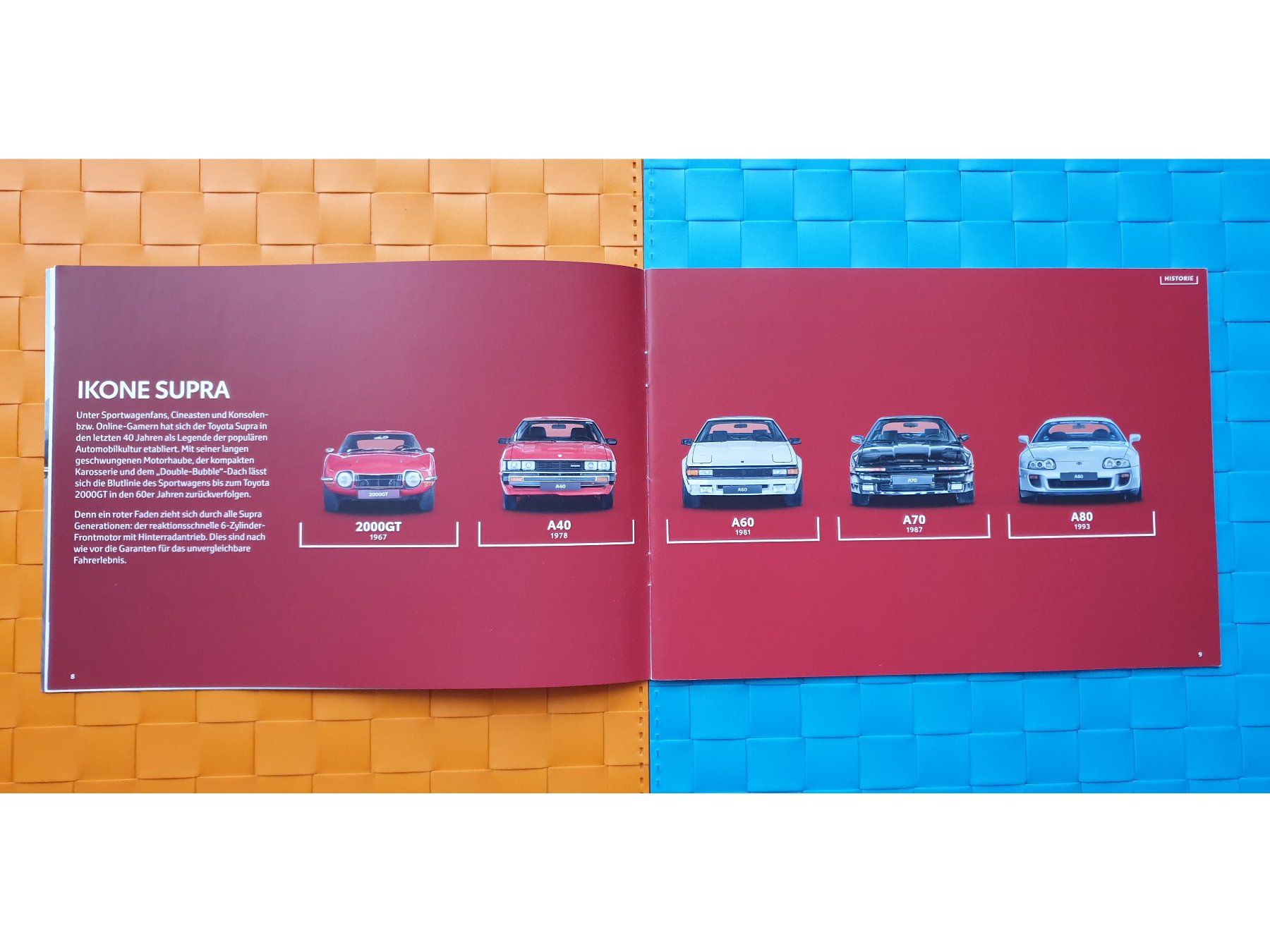 Riviste & Magazine: TOYOTA SUPRA - Prospekt / Katalog – Usato da Viganello venduto da CARLiteratur 3