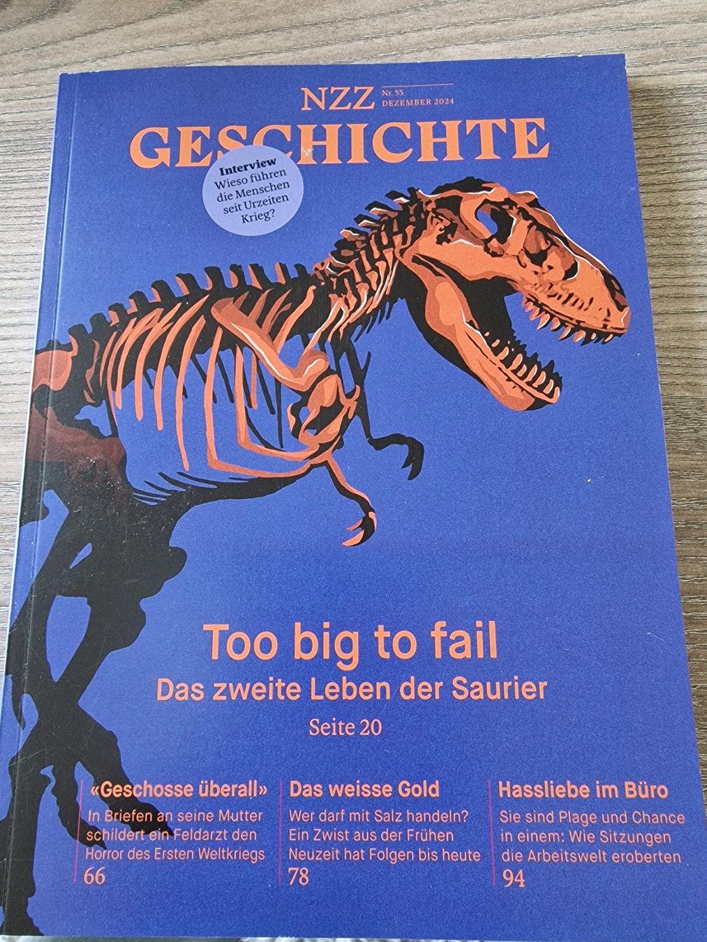 Revues & Magazines: NZZ Geschichte Nr. 55 – D'occasion à Windisch par Pingu23