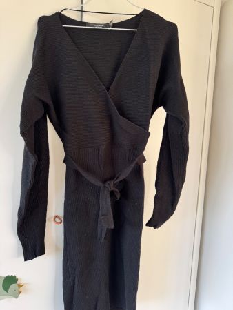Schwarzes Schwangerschafts-/Stillkleid,S, VeroModa