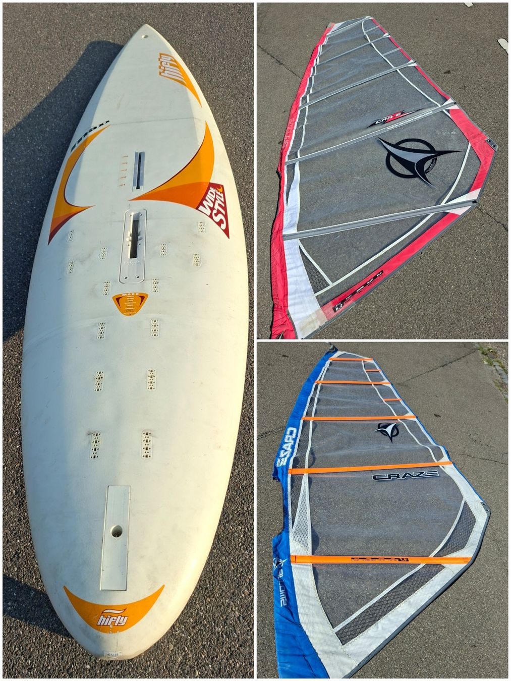 Planches de surf: Windsurf Board HiFly 305cm komplett Set  – D'occasion à Fällanden par Nmustang