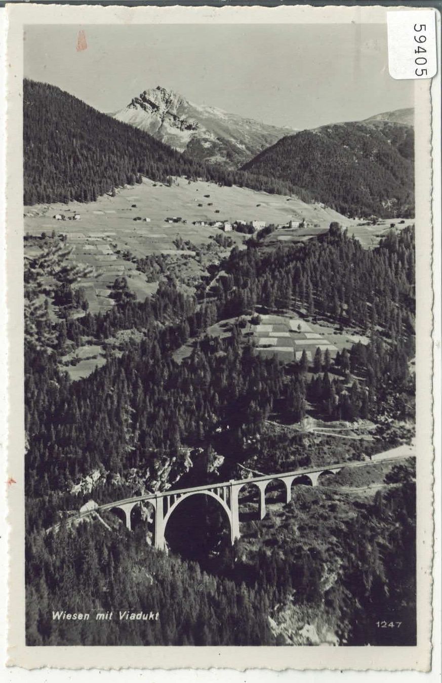Cartes postales: Wiese mit Viadukt – D'occasion à Ettingen par Kartenplanet