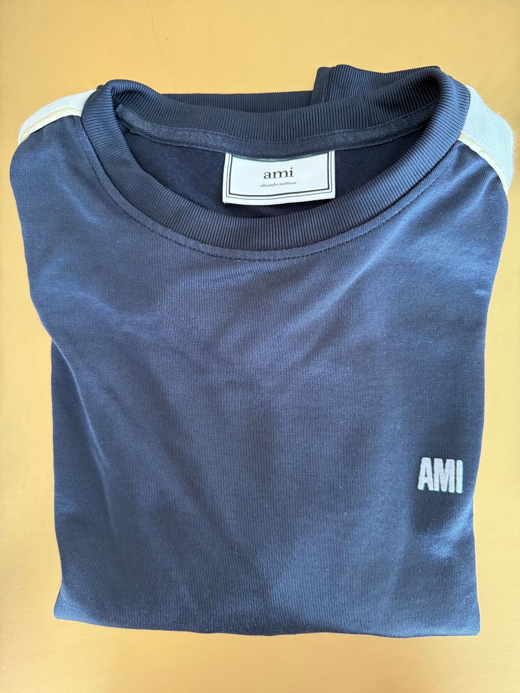 Pullover & Sweatshirts: AMI Sweater, navy/white, Size M – Gebraucht aus Wilen b. Wollerau von ccgold
