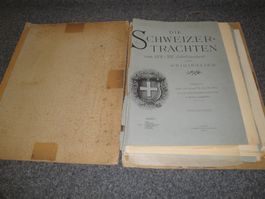 Schweizer Trachten Chromolithos 35 Stk.( Schundpreis)