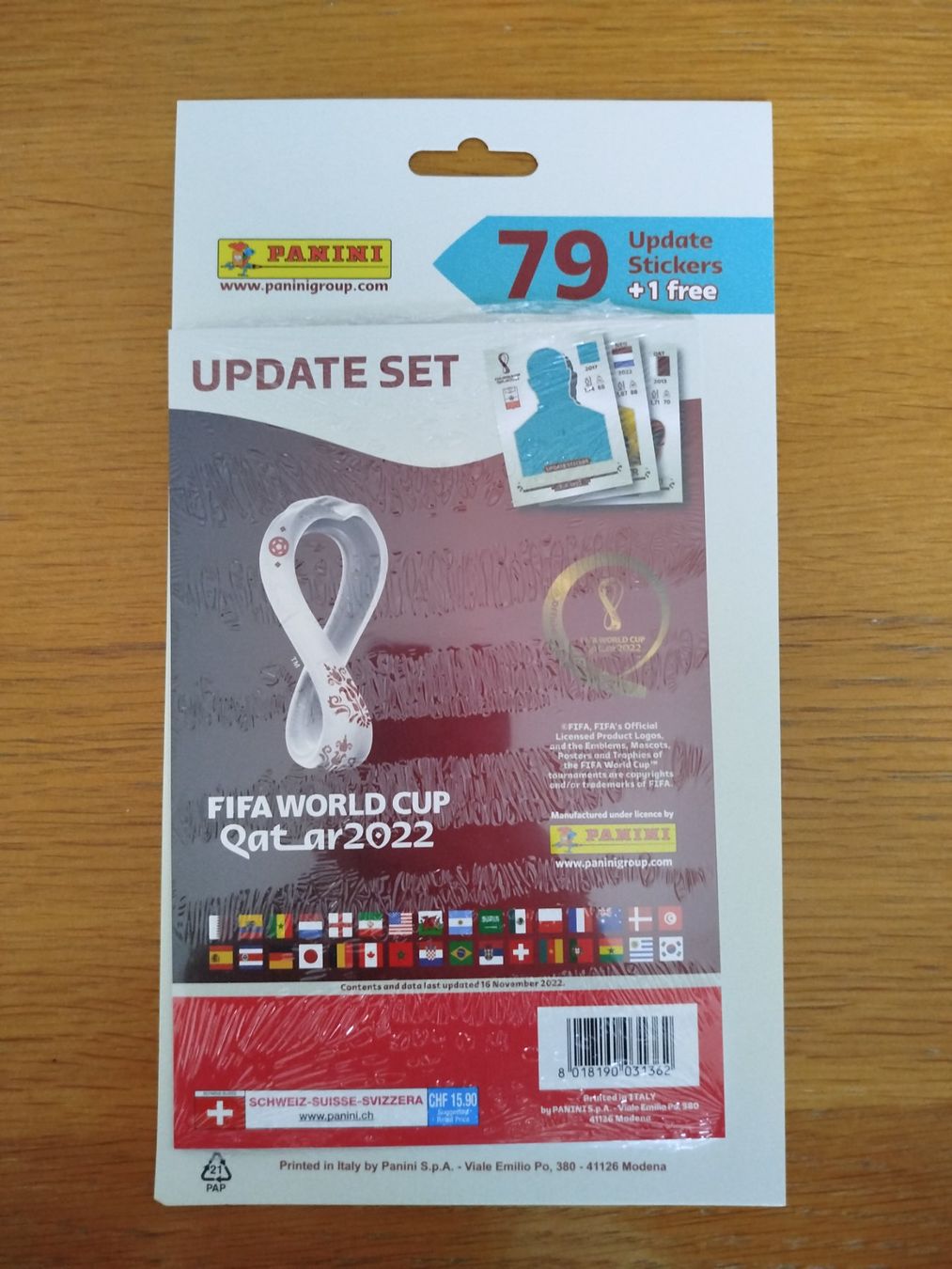 Panini Carte collezionabili: Panini WM22 Hardcover-Album+kompl.Set+Update – Nuovo (secondo la descrizione) da Wettingen venduto da mirna04 4
