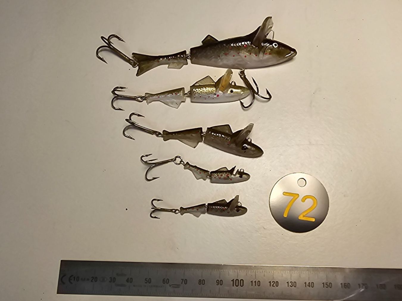 Esche: Shakespeare Evolution Minnow Vintage 5er Set, selten – Usato da Abtwil SG venduto da Fischerei_Artikel 1