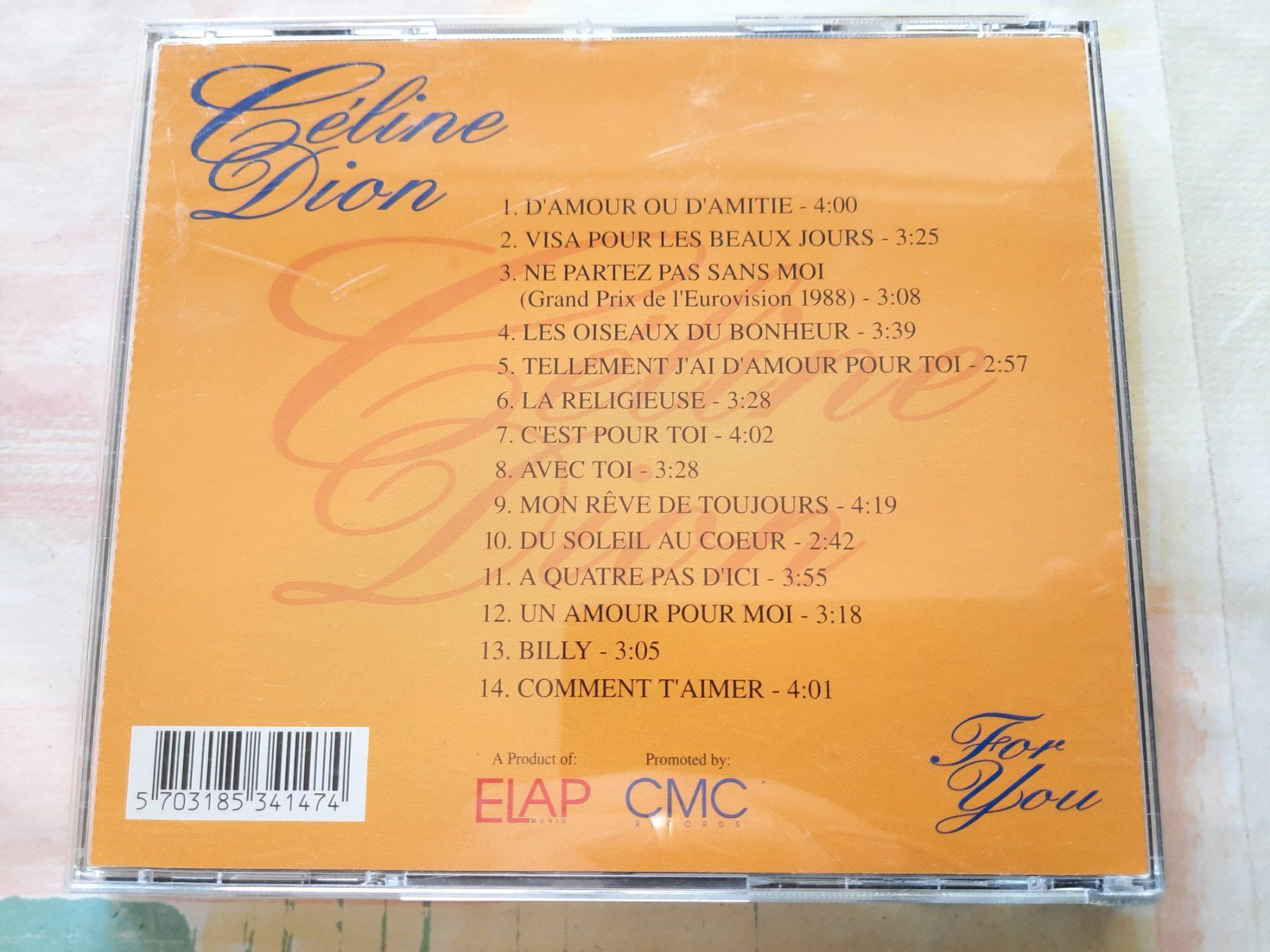 CDs: CD Céline Dion - For You  – D'occasion à Pully par bro_n52j 1