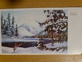 Ansichtskarte Winterstille J.D. Roberts