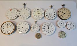 Lot defekte Taschenuhr Werke