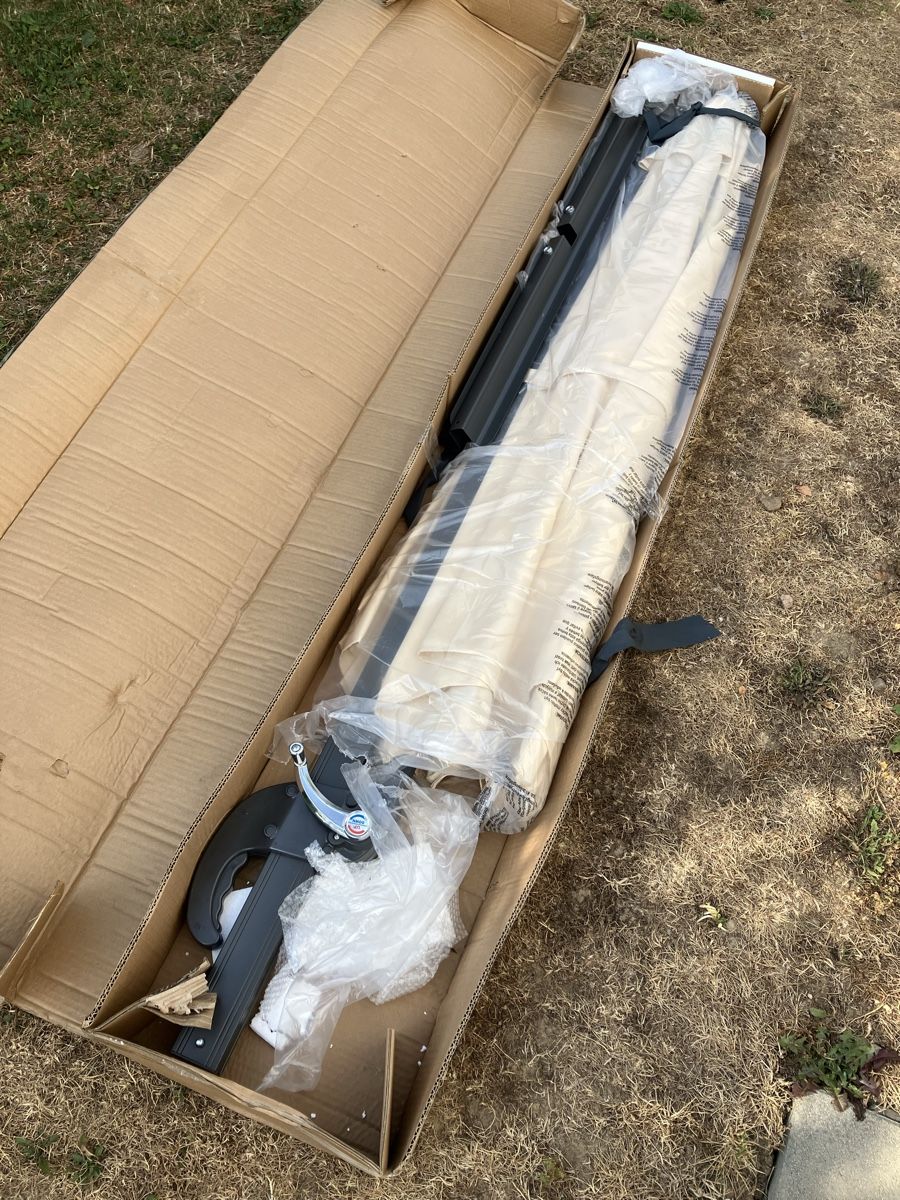 Sonnenschirme: Beliani Ampel-Sonnenschirm beige – Defekt aus Lyss von caja_6