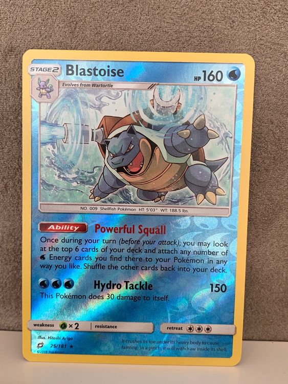Blastoise Reverse Holo Rare ENG Team Up Pokemon 25/181 Kaufen auf Ricardo