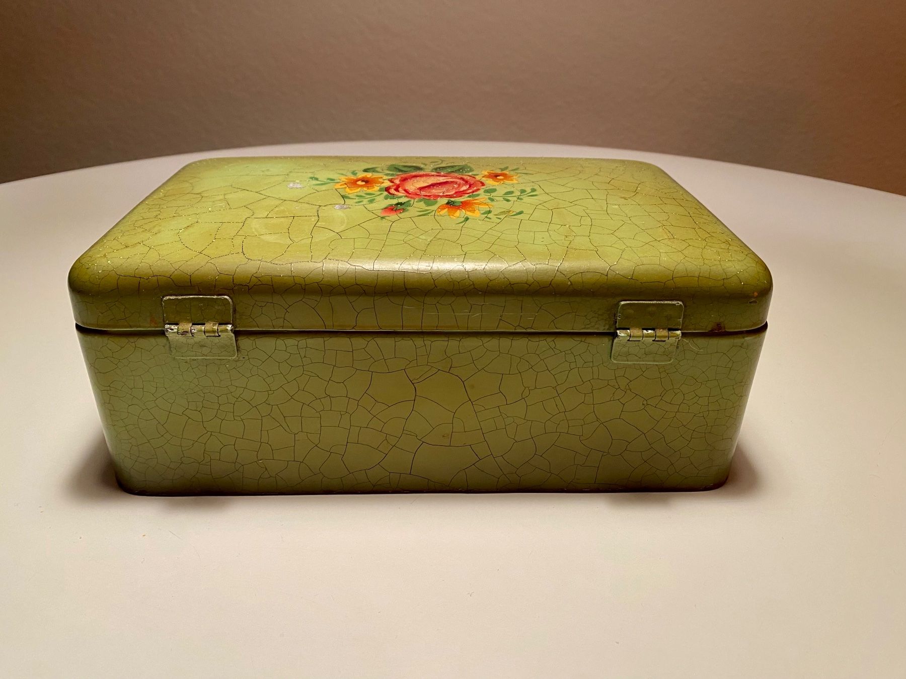 Contenitori & Simili: Antike handbemalte Dose – Usato da Basel venduto da curated_finds 4