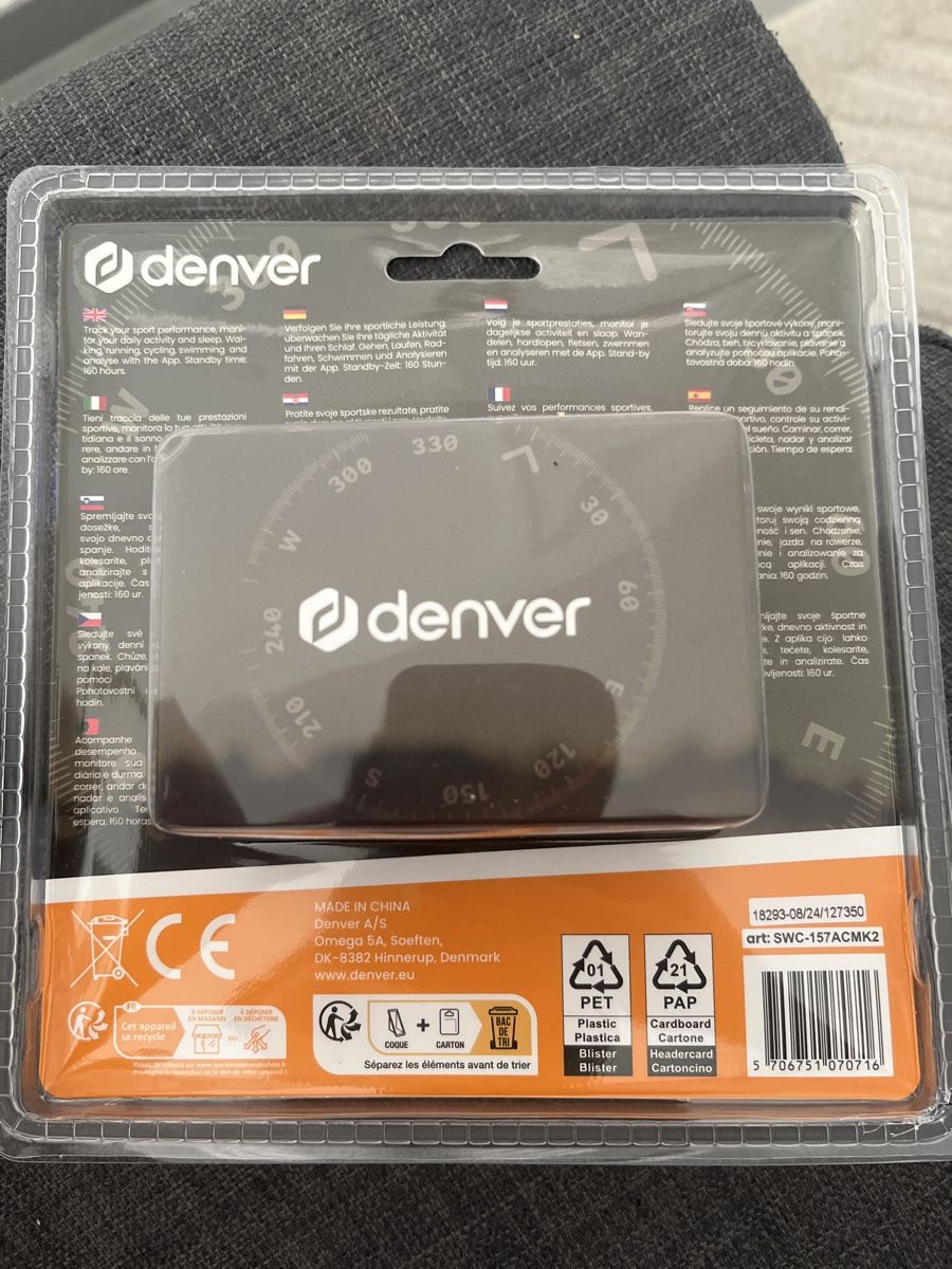 Smartwatch: New Denver Smartwatch with Heart Rate Sensor – Nuovo e nell'imballaggio originale da Lugano venduto da MrVooDoo 1