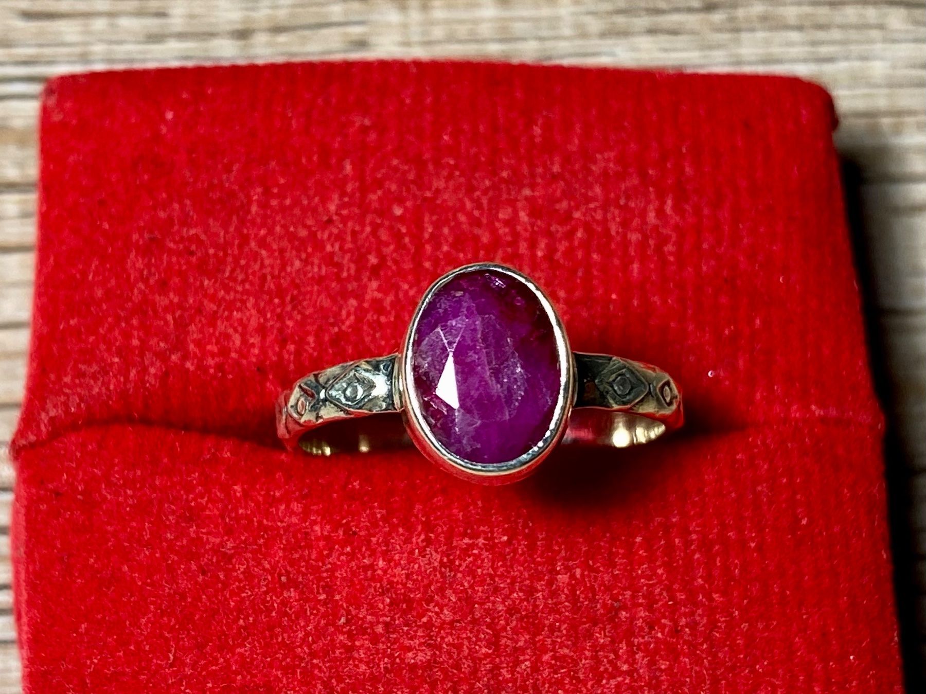 Anelli: natürlicher Rubin - 925 Silber Ring orientalisch – Nuovo e nell'imballaggio originale da Laax venduto da Kiki_Kingdom3 3