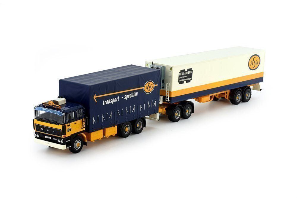 Tekno Kit di modellismo & Modellini statici: 1:50 Tekno DAF 2800  "ASG" – Nuovo e nell'imballaggio originale da Affoltern am Albis venduto da Modellshop-8910
