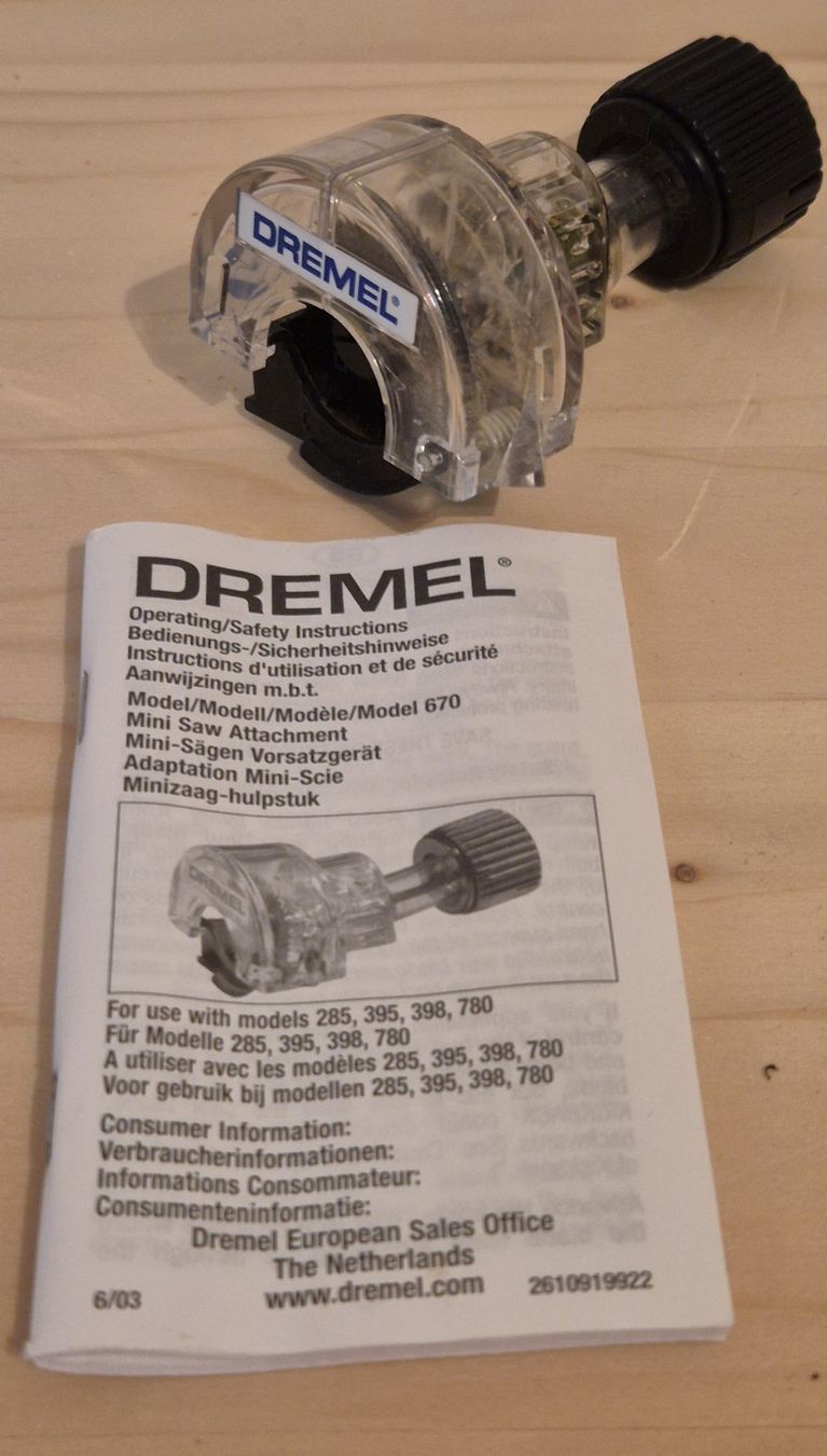 Dremel Tutti gli attrezzi: ACCESSOIRES DREMEL - MINI SCIE CIRCULAIRE + GUIDE DE COUPE – Usato da St-Imier venduto da Psaturnin 4