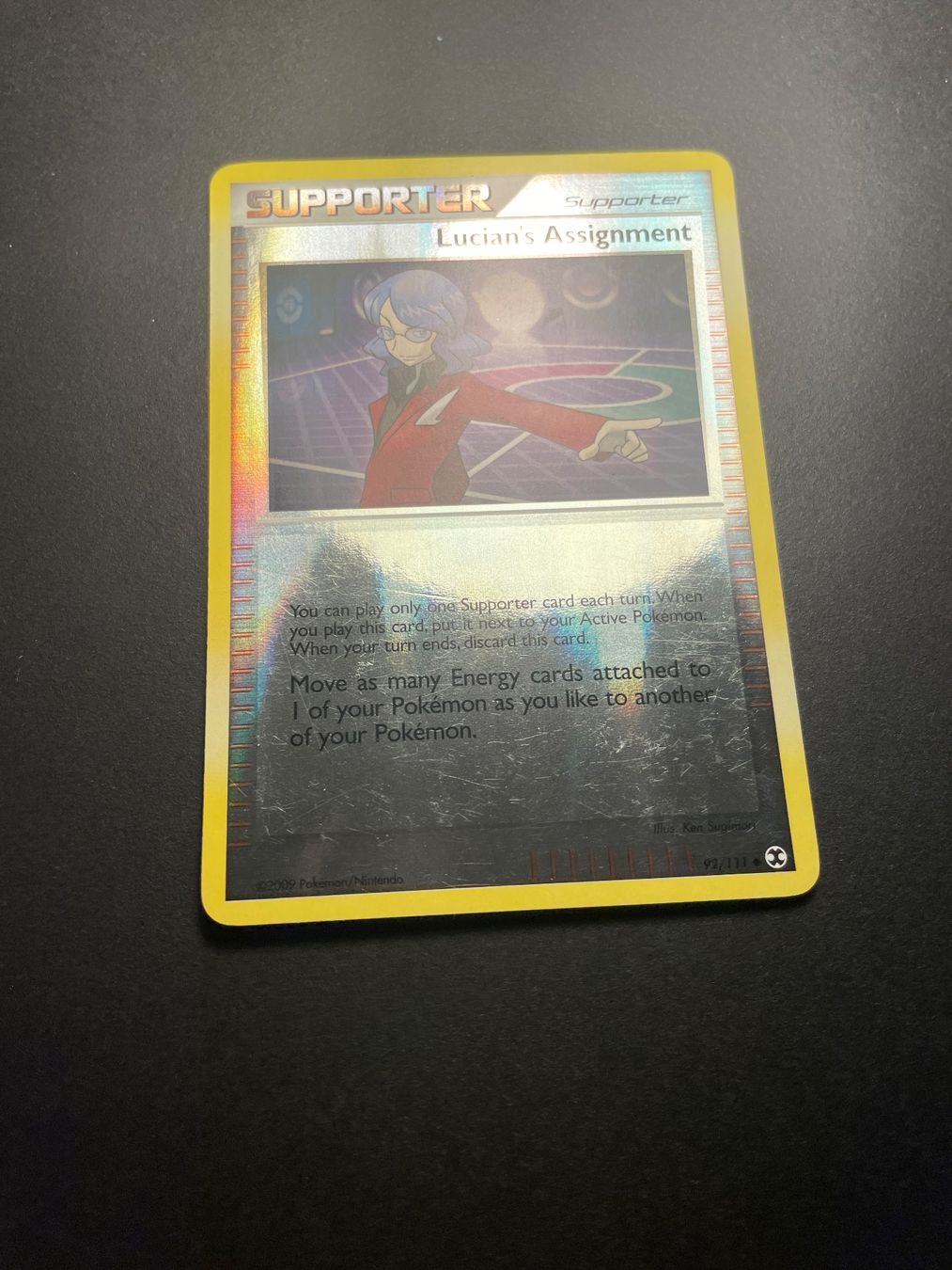 Pokémon Carte collezionabili: LUCIAN'S ASSIGNMENT 92/111 RISING RIVALs Reverse Holo – Usato da Zürich venduto da pokemon_cards