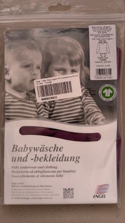 New Engel wool and silk baby body, 74/80