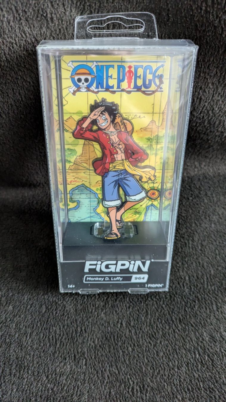Statuette: FigPin - One Piece - Monkey D. Luffy #964 – Nuovo e nell'imballaggio originale da Obfelden venduto da RCO85