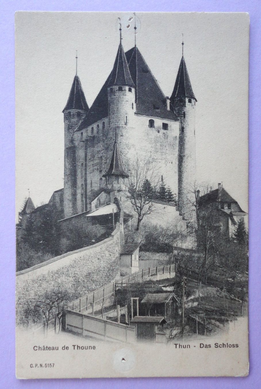 Cartoline postali: Thun - Das Schloss, Château de Thoune – Usato da Fétigny venduto da Billy2miny