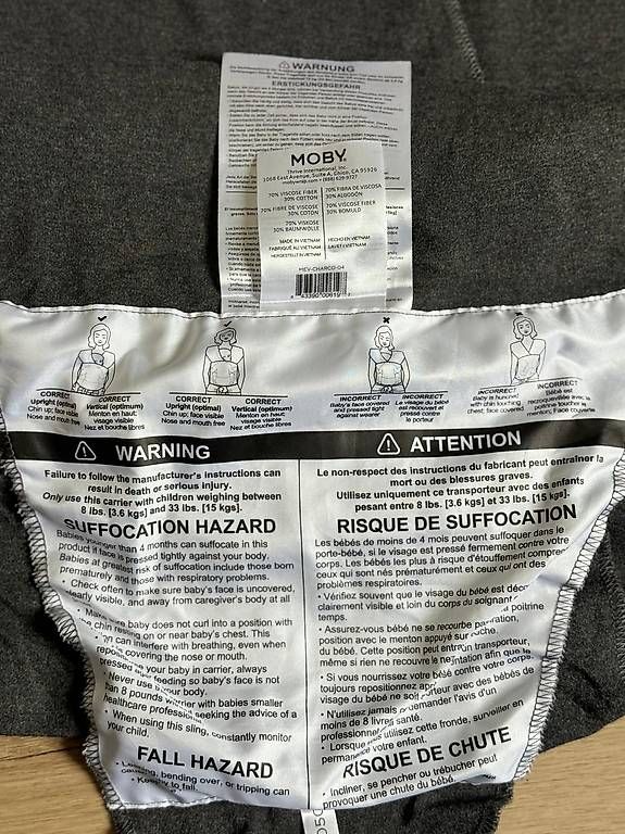Moby Wrap Bauch- & Rückentragen: Moby Wrap elastisches Tragetuch – Gebraucht aus Uster von Freddy810 2