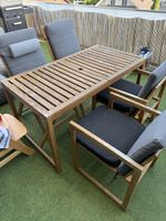 Garden dining set – table + 4 chairs