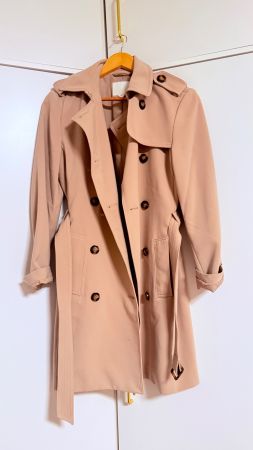 Damen Trenchcoat beige Grösse S