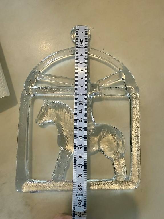 Kosta Boda Tutte le decorazioni: Kosta Boda Pferd Glas Ornament – Usato da Leissigen venduto da SKcool 3