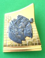 Basel Fasnachtsplakette Gold 1994 mit Nadel