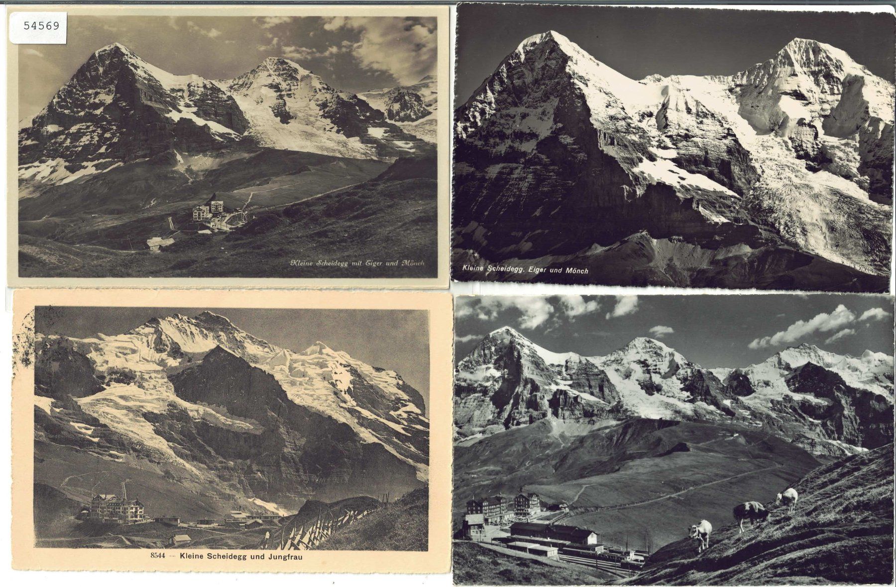 Cartoline postali: 4 AK - Kleine Scheideck – Usato da Ettingen venduto da Kartenplanet