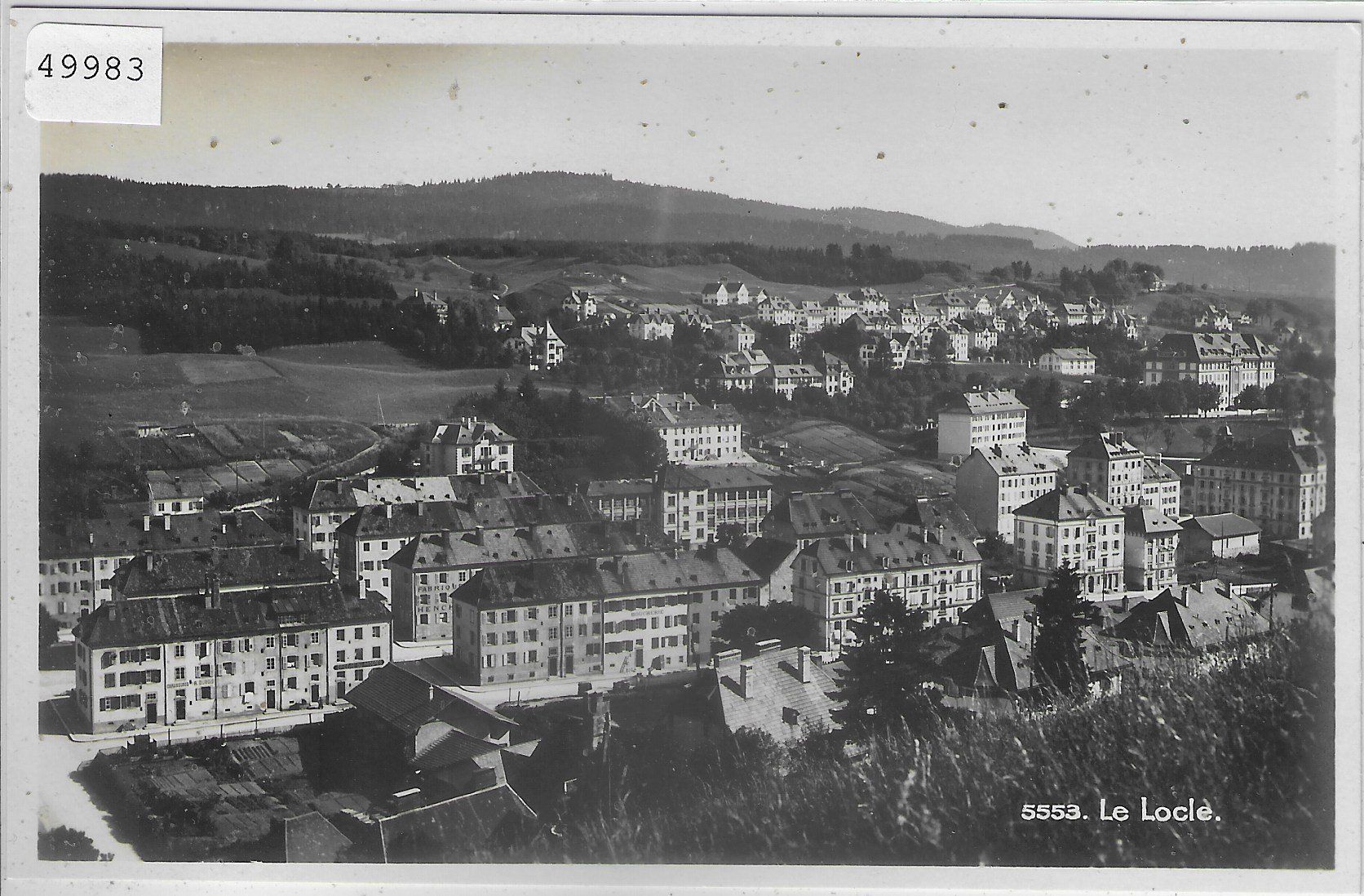 Ansichtskarten: Le Locle - Vue generale – Gebraucht aus Ettingen von Kartenplanet