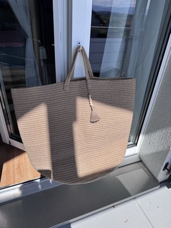 Tasche gross stroh