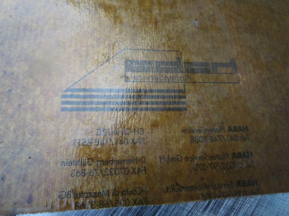 Piatti di portata: 3 HABA CK45 Stahlplatten beidseitig geschliffen 310x210x5,3 – Nuovo (secondo la descrizione) da Ottikon venduto da Locomotive01 2