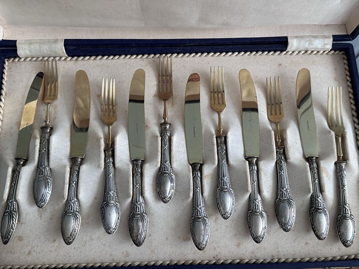 Solingen Couverts: Solingen Silver Cutlery Set in Box – D'occasion à Zürich par Ddechkovd