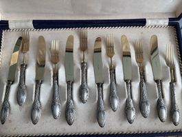 Solingen Silver Cutlery Set in Box