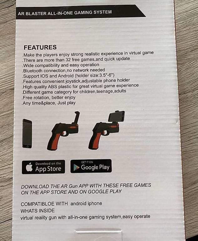 Tutti gli attrezzi: Pistolet de jeu pour tout smartphone AR Blaster – Usato da La Corbaz venduto da Fred666 1