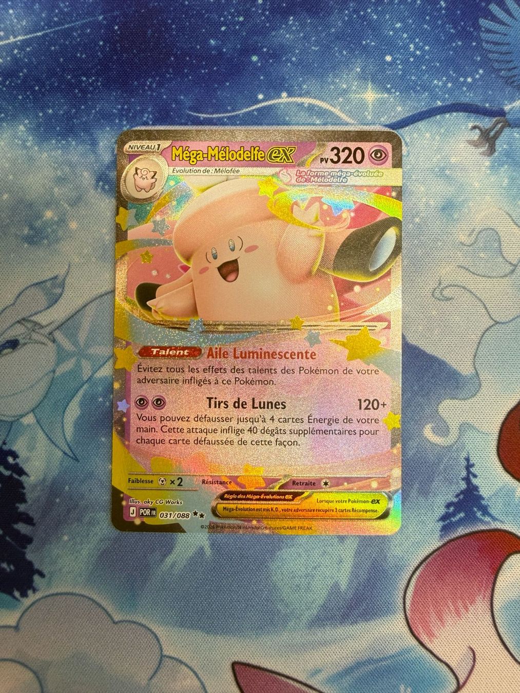Pokémon Carte collezionabili: Méga-Mélodelfe EX - POR 031 FR – Nuovo (secondo la descrizione) da Courgenay venduto da ScamBoxOff