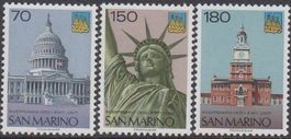 San Marino 1976 Vereinigte Staaten-Bicentenaire Etats-Unis
