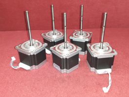 5 Stk. Schrittmotoren für 3D Drucker / CNC! Basteln etc.