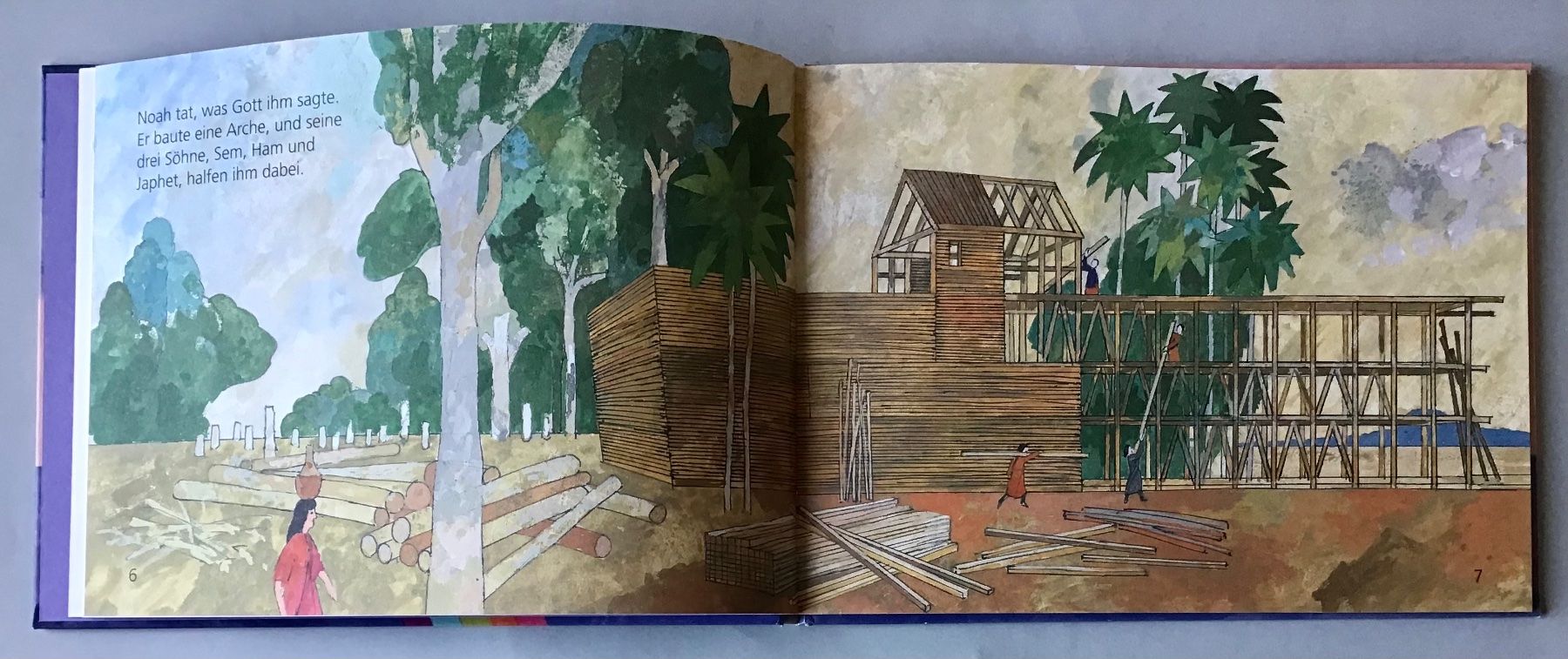 Bücher: Bilderbuch: Der Regenbogen - die Geschichte Noahs – Neu (gemäss Beschreibung) aus Bubendorf von  5