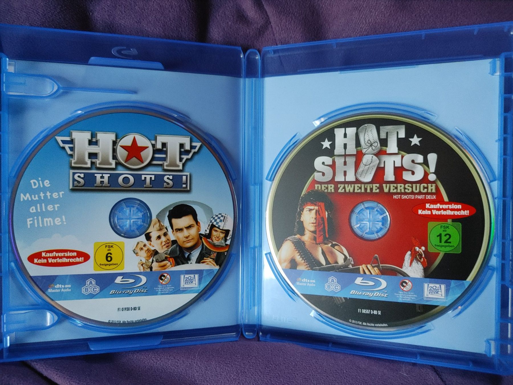 Tous les DVDs: Hot Shots! 1 & 2 - Blu Ray – D'occasion à Ibach par FinrodTaralom 2