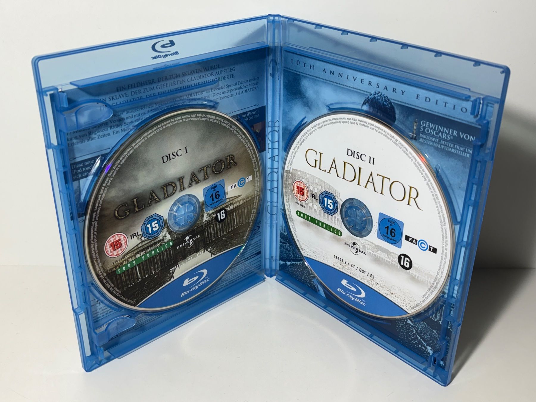Alle DVDs: Gladiator Blu Ray – Gebraucht aus Wilderswil von Sstriker 2