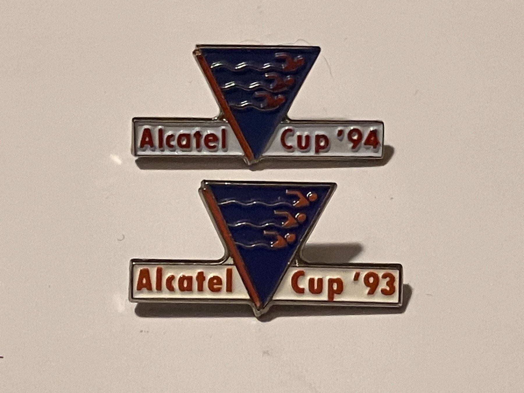 Placchette & Badge: 2 Pin Alcatel Cup 1993 & 1994 – Usato da Basel venduto da djwwpp