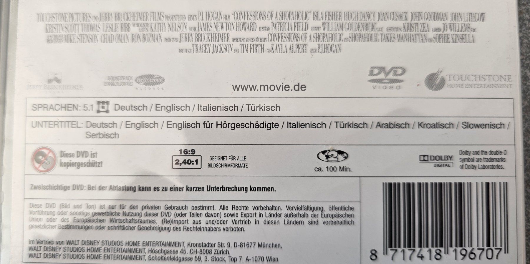 Tous les DVDs: DVD Shopaholic – D'occasion à Oetwil am See par fineli2 1