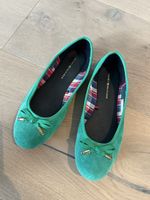 Tommy Hilfiger Ballerinas Schuhe grün 37 NEU