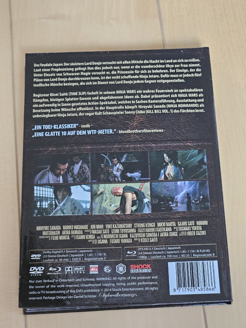 Tutti i DVDs: Ninja Wars - Blu Ray Mediabook 2 Discs – Usato da Wildberg venduto da Reunionevents 3